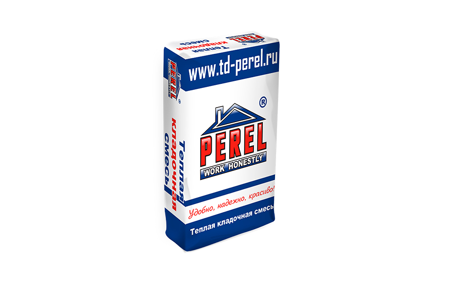 Теплоизоляционный кладочный раствор PEREL TKS 6020, 20 кг