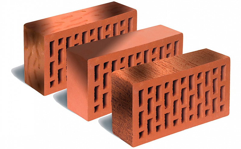 Кирпич ЛСР пустотелый "Красный Флэшинг" рустик 250*120*65 мм